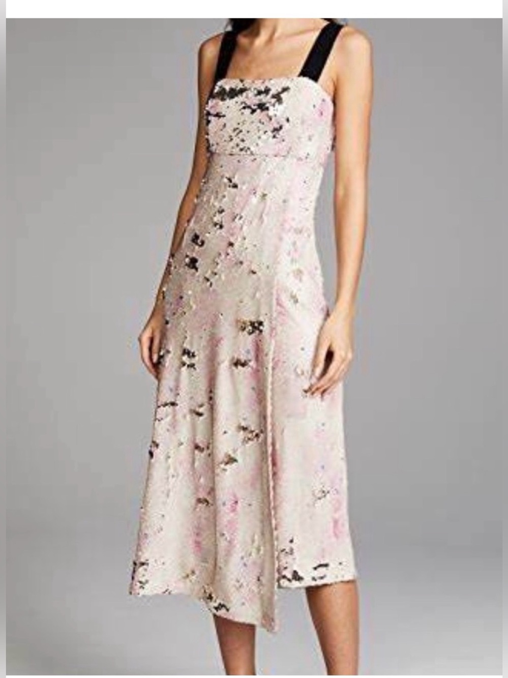RACHEL COMEY SLACKEN SEQUIN DRESS - PINK GOLD CLOUDS SZ 0 Evening Formal Wedding